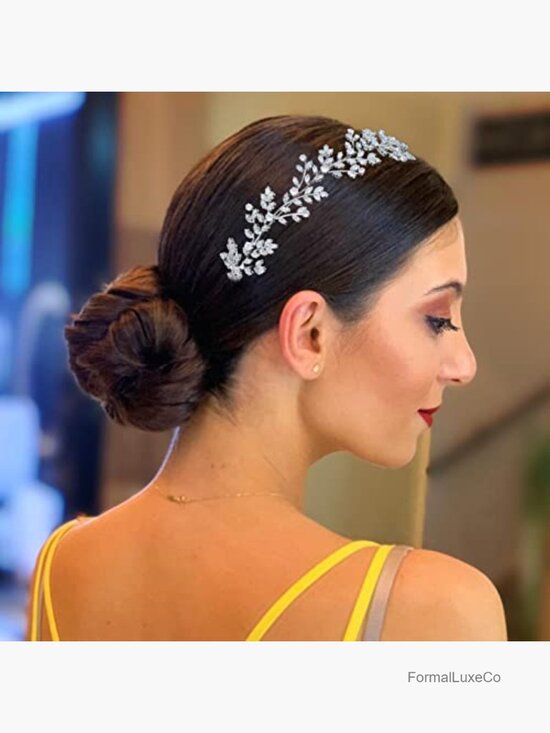Bridal CZ Headband Wedding Hair Accessory Tiara Headpiece
